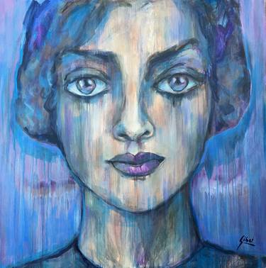 Original Expressionism Women Paintings by Suhair Sibai