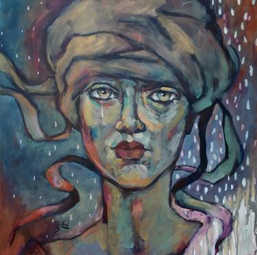 Original Expressionism Portrait Paintings by Suhair Sibai