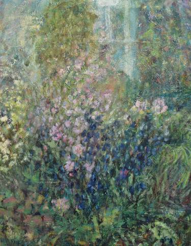Original Expressionism Garden Paintings by Katrin Saag