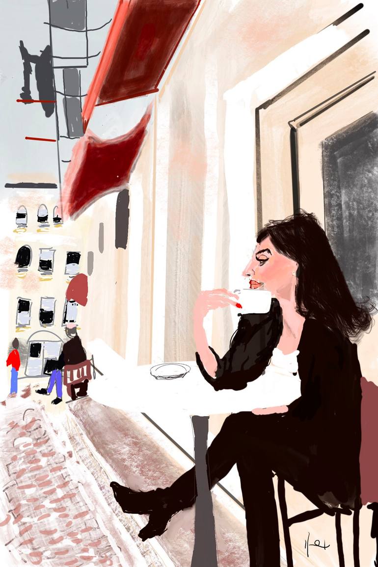 Waiting for Picasso Painting by Rex Maurice Oppenheimer Saatchi Art