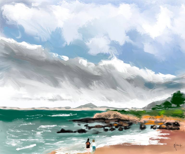 Cambria Cove Painting by Rex Maurice Oppenheimer Saatchi Art