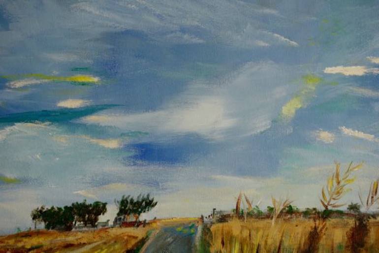 Original Impressionism Landscape Painting by Rex Maurice Oppenheimer