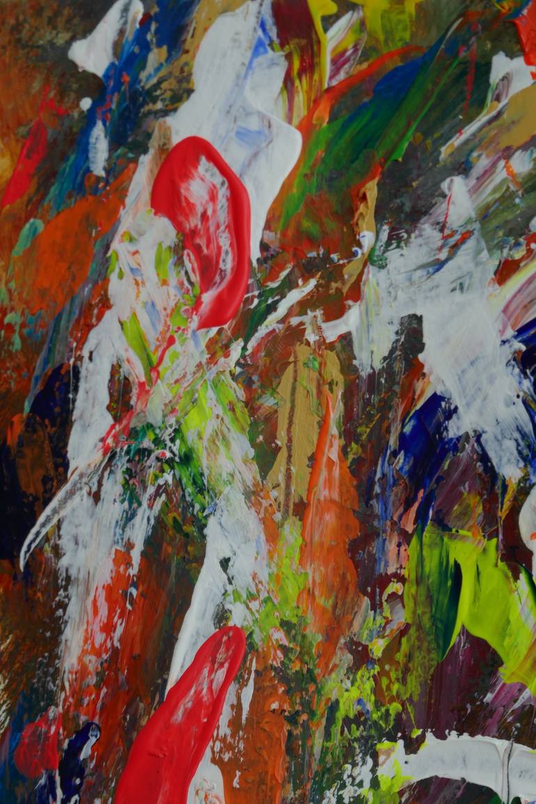 Original Abstract Expressionism Abstract Painting by Rex Maurice Oppenheimer