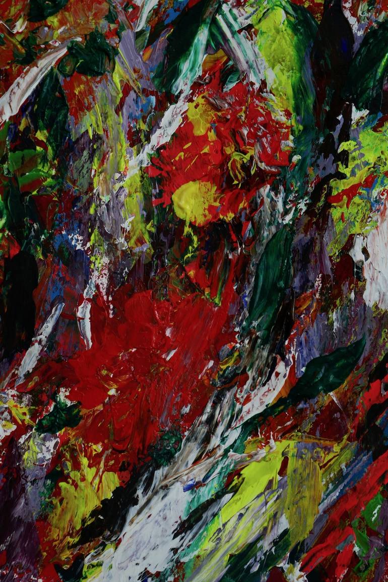 Original Abstract Painting by Rex Maurice Oppenheimer