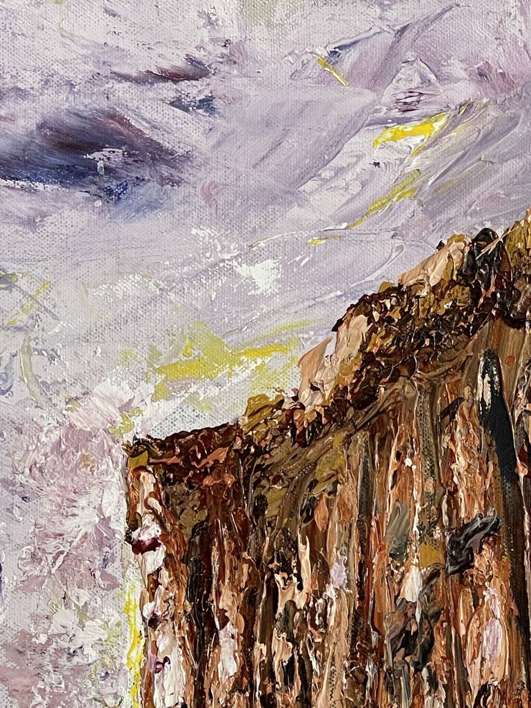 Original Abstract Landscape Painting by Rex Maurice Oppenheimer