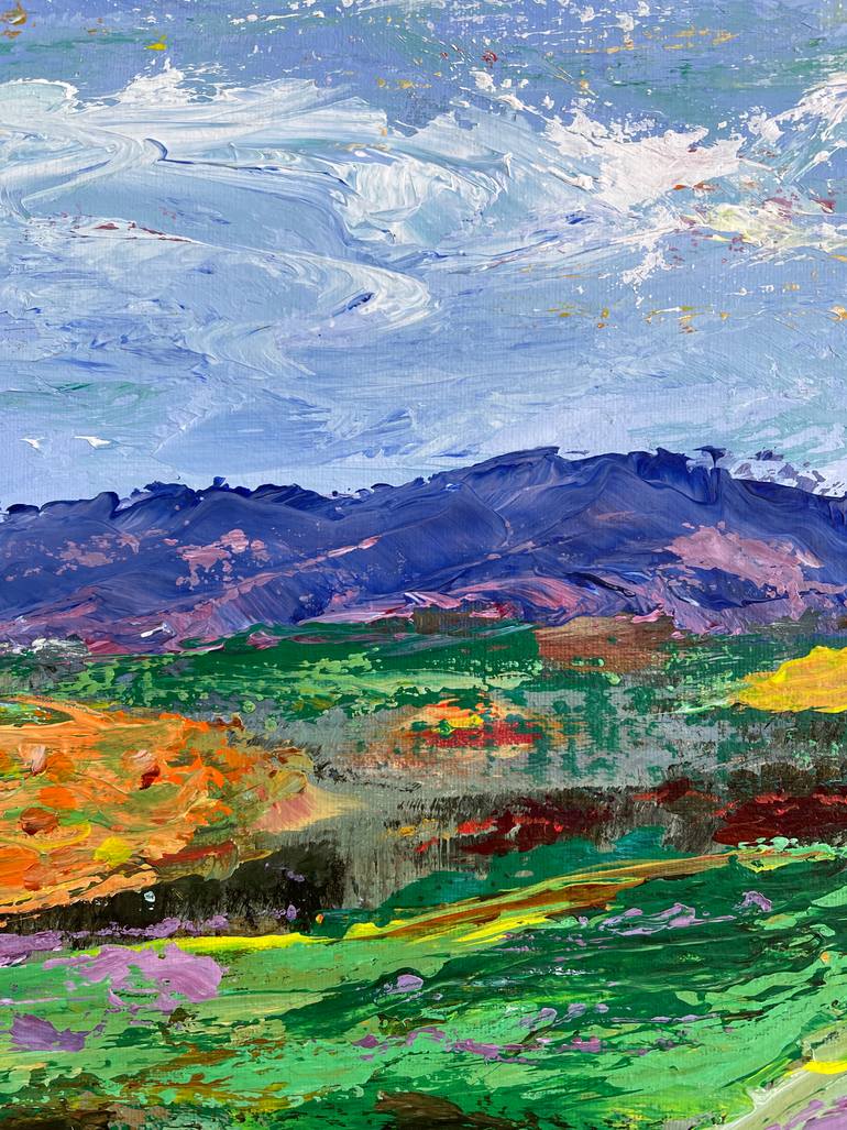 Original Impressionism Landscape Painting by Rex Maurice Oppenheimer
