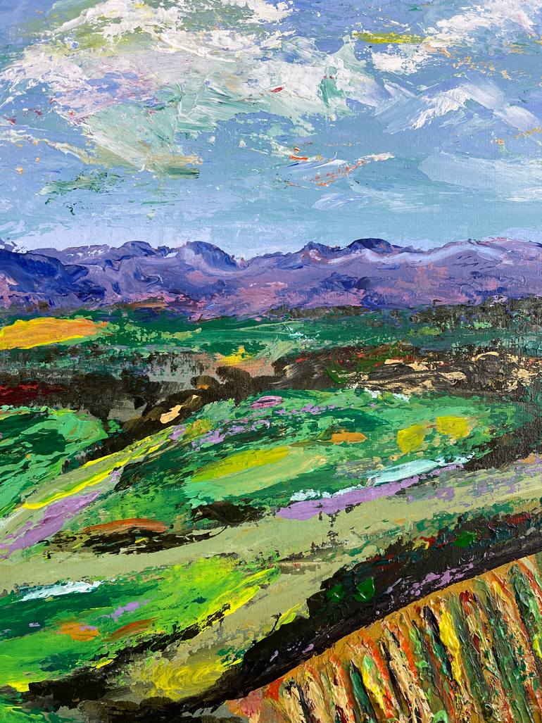 Original Impressionism Landscape Painting by Rex Maurice Oppenheimer
