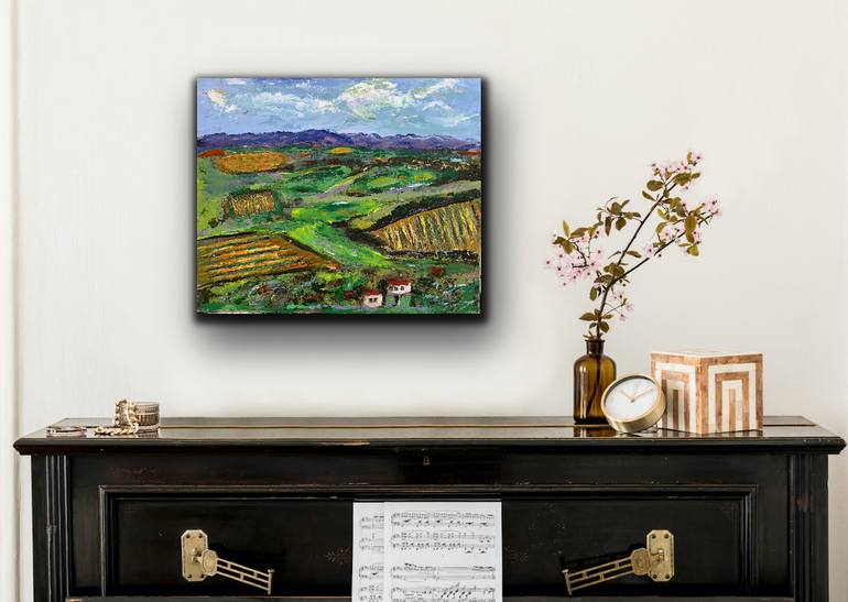 Original Impressionism Landscape Painting by Rex Maurice Oppenheimer
