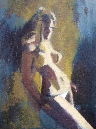 Print of Expressionism Erotic Paintings by Nacht MAHR