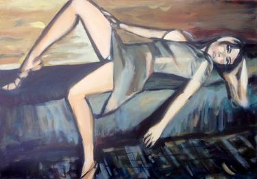 Original Expressionism Erotic Paintings by Nacht MAHR