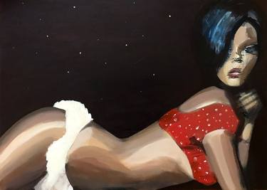 Original Expressionism Erotic Paintings by Nacht MAHR