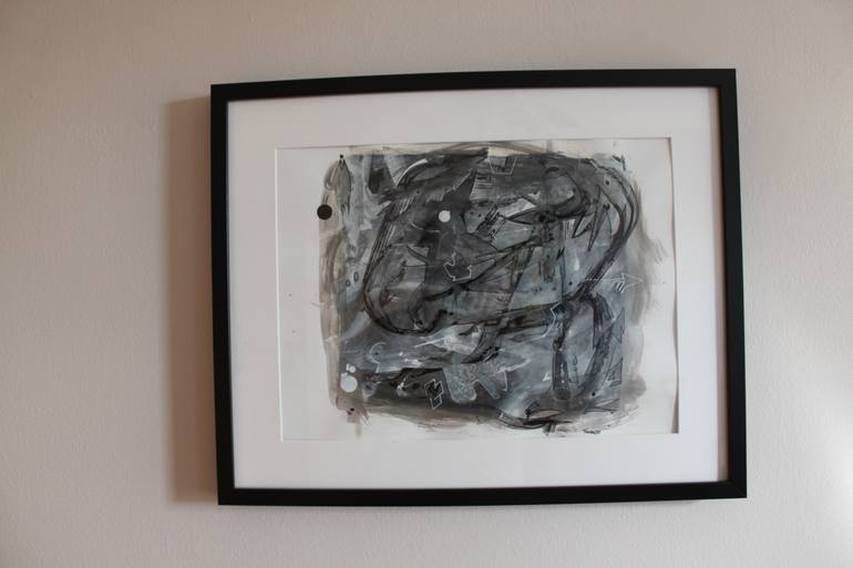 Original Abstract Expressionism Abstract Painting by Maxime Tanguay