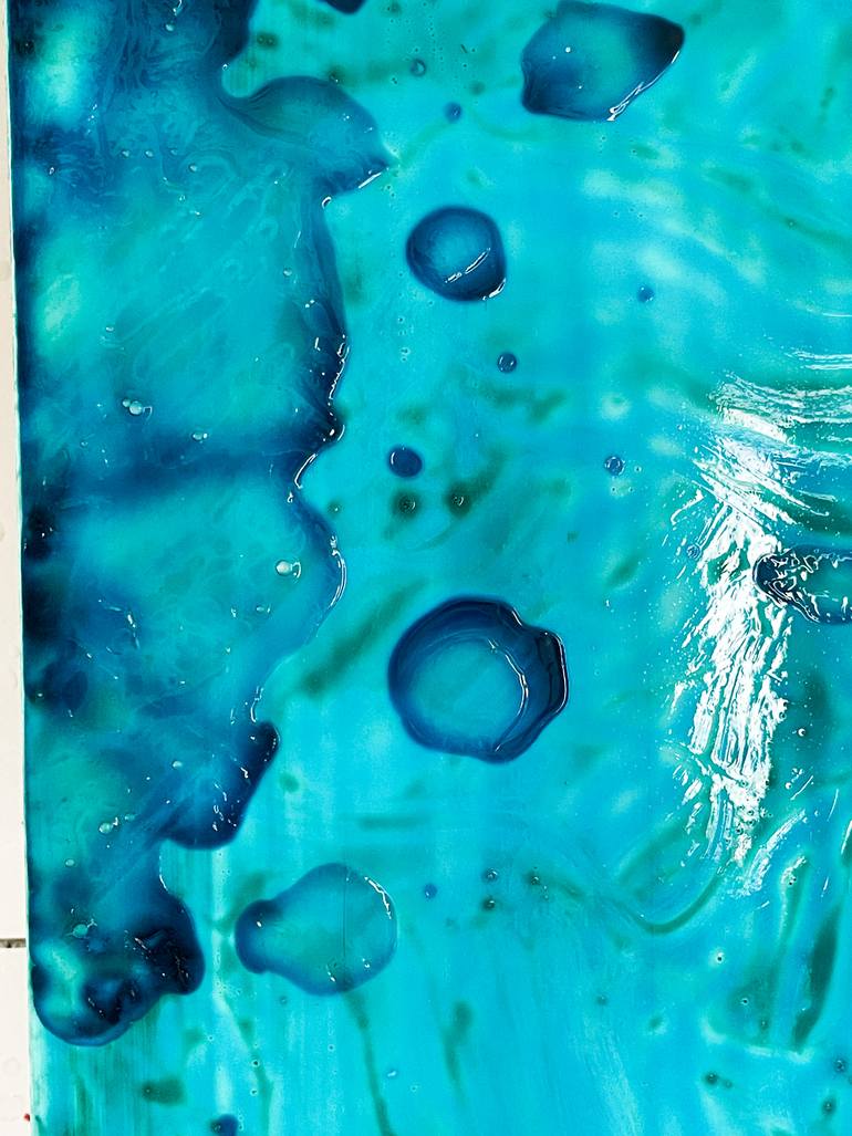 Original Abstract Expressionism Abstract Painting by Takeshi Yokoshima