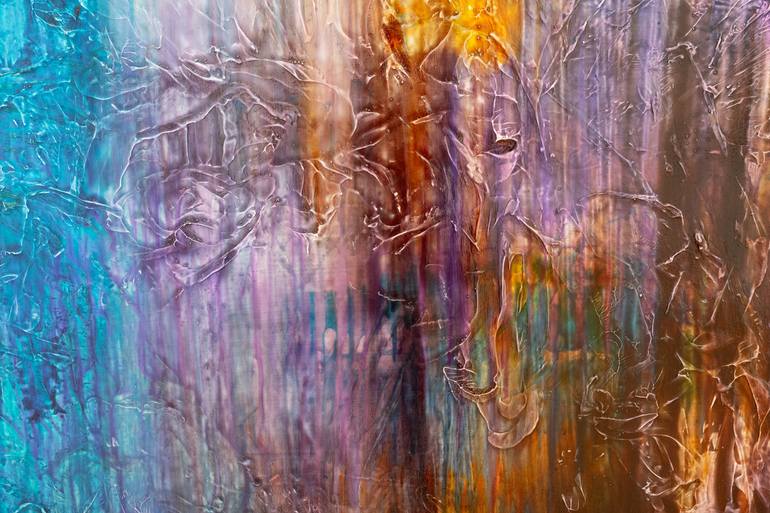 Original Abstract Expressionism Abstract Painting by Takeshi Yokoshima