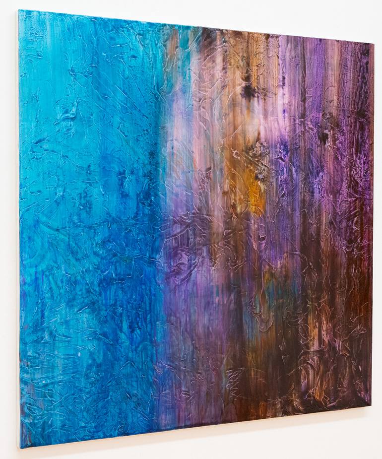 Original Abstract Expressionism Abstract Painting by Takeshi Yokoshima