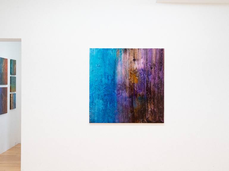 Original Abstract Expressionism Abstract Painting by Takeshi Yokoshima
