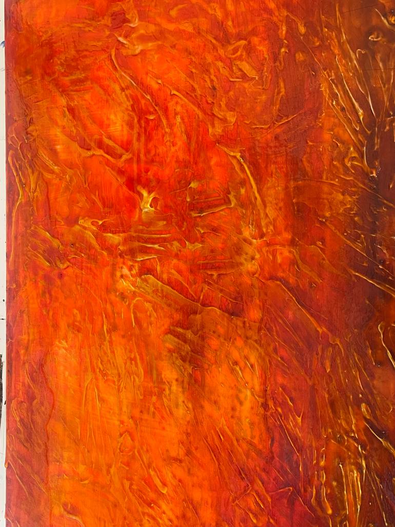 Original Abstract Expressionism Abstract Painting by Takeshi Yokoshima
