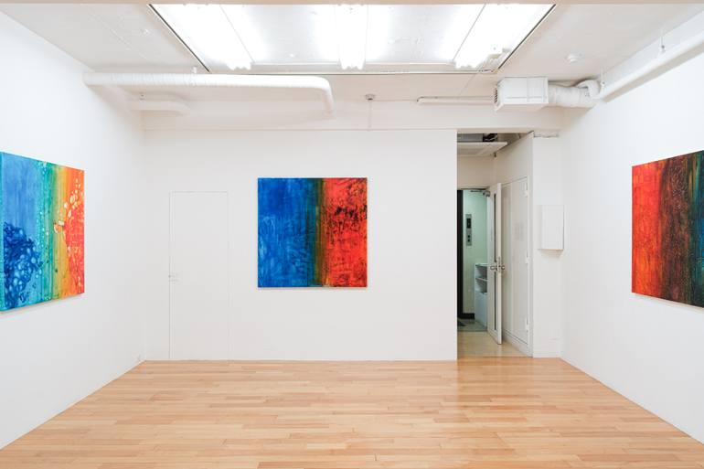 Original Modernism Abstract Painting by Takeshi Yokoshima