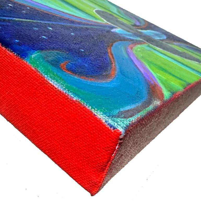 Original Color Field Painting Animal Painting by Christine Montague