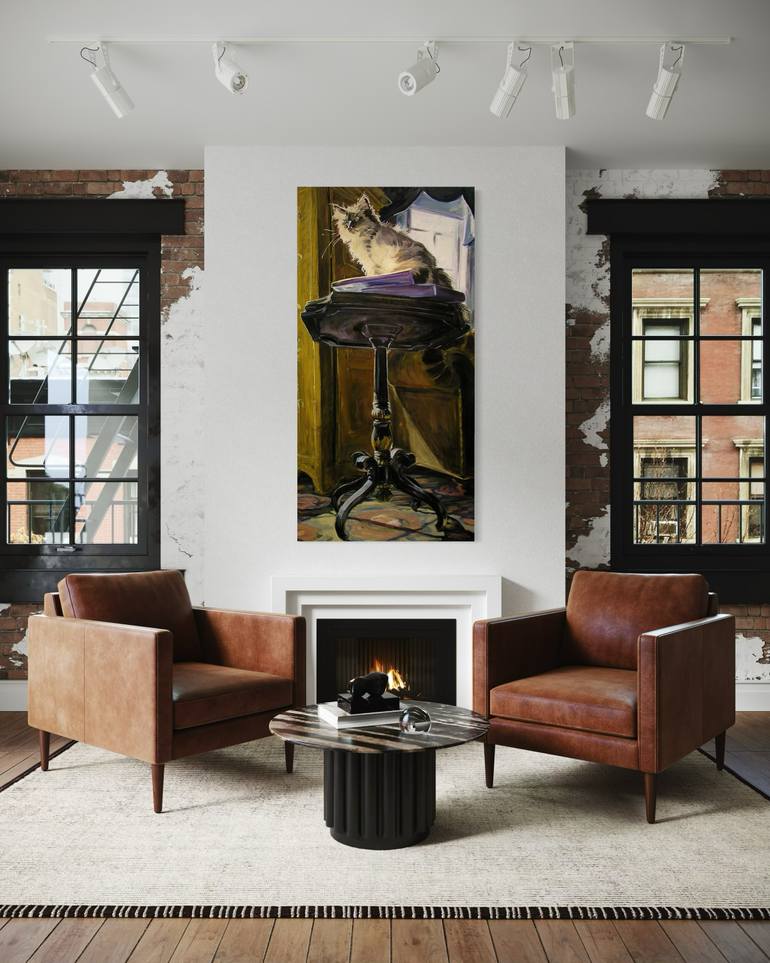 Original Other Cats Painting by Christine Montague