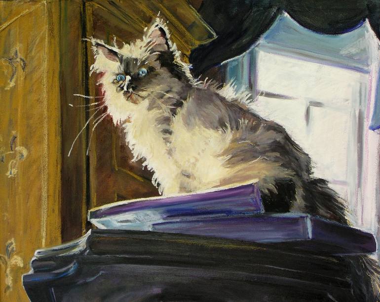 Original Other Cats Painting by Christine Montague