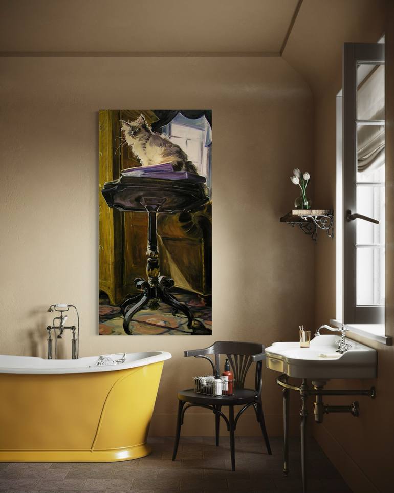 Original Other Cats Painting by Christine Montague