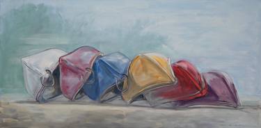 Original Realism Boat Paintings by Christine Montague
