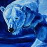 Polar Bear face. Detail from Ophelia Of The North
