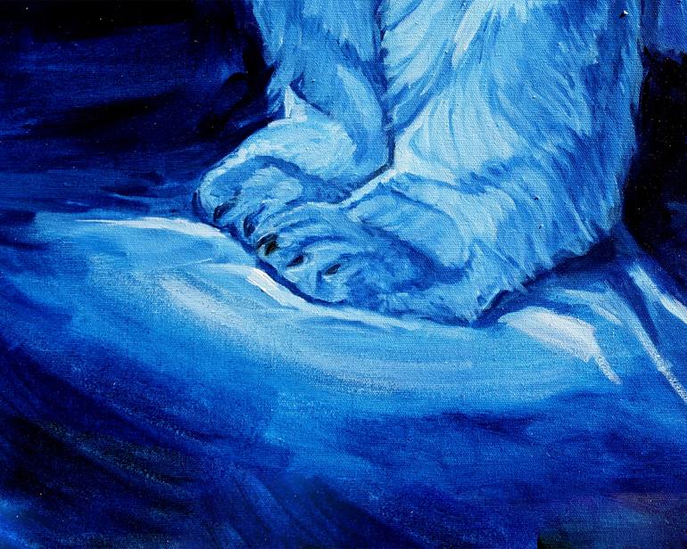 Original Contemporary Animal Painting by Christine Montague