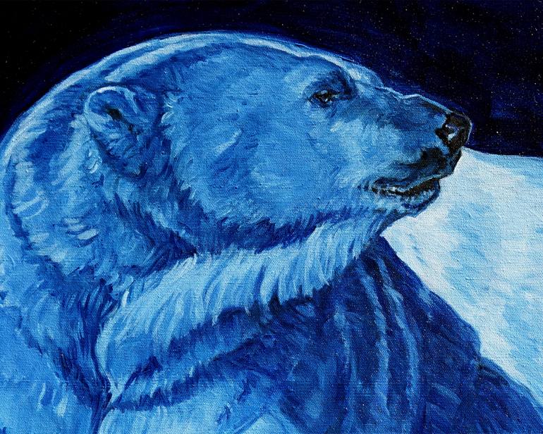 Original Contemporary Animal Painting by Christine Montague