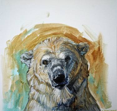 Polar Bear Portrait Study Head 1 thumb