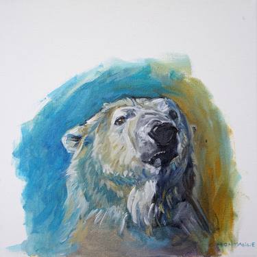 Polar Bear Portrait Study Head 3 thumb