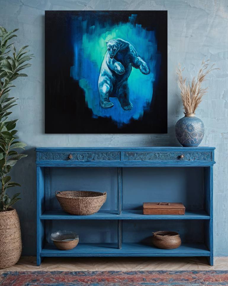Original Contemporary Animal Painting by Christine Montague