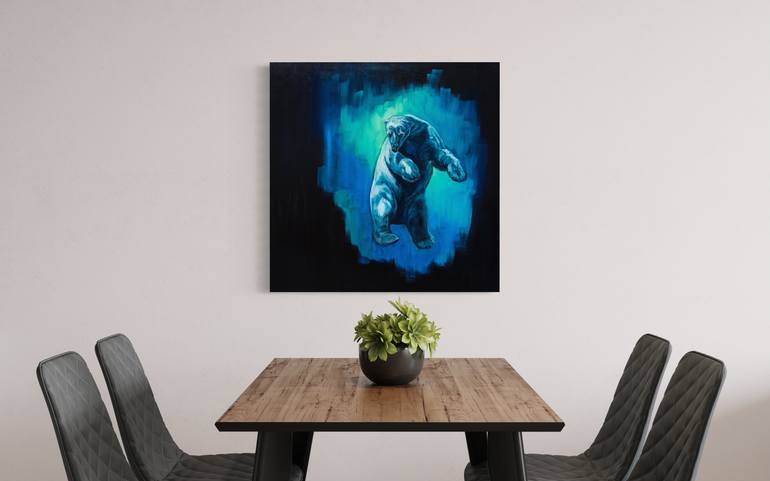 Original Contemporary Animal Painting by Christine Montague