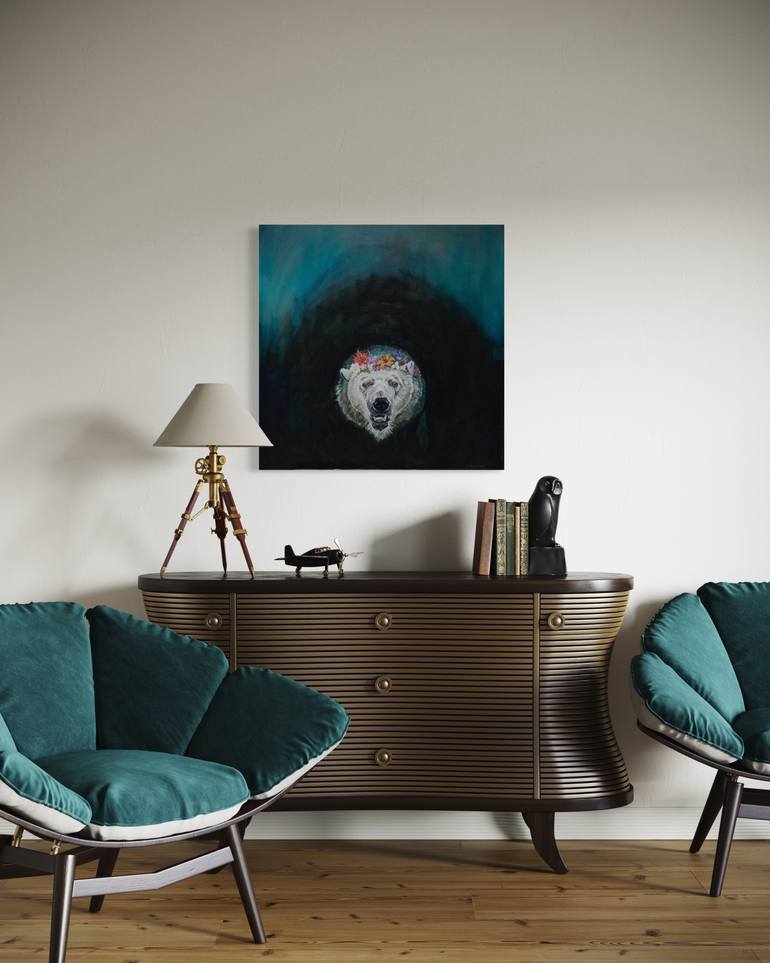 Original Illustration Animal Painting by Christine Montague