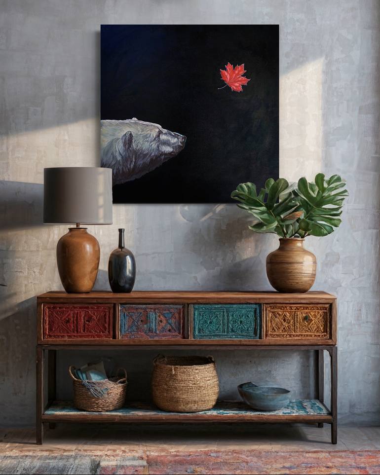 Original Conceptual Animal Painting by Christine Montague