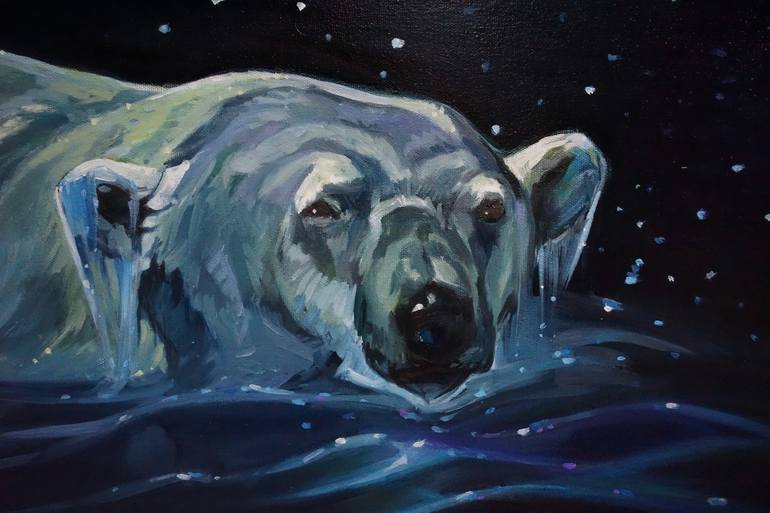 Original Fine Art Animal Painting by Christine Montague