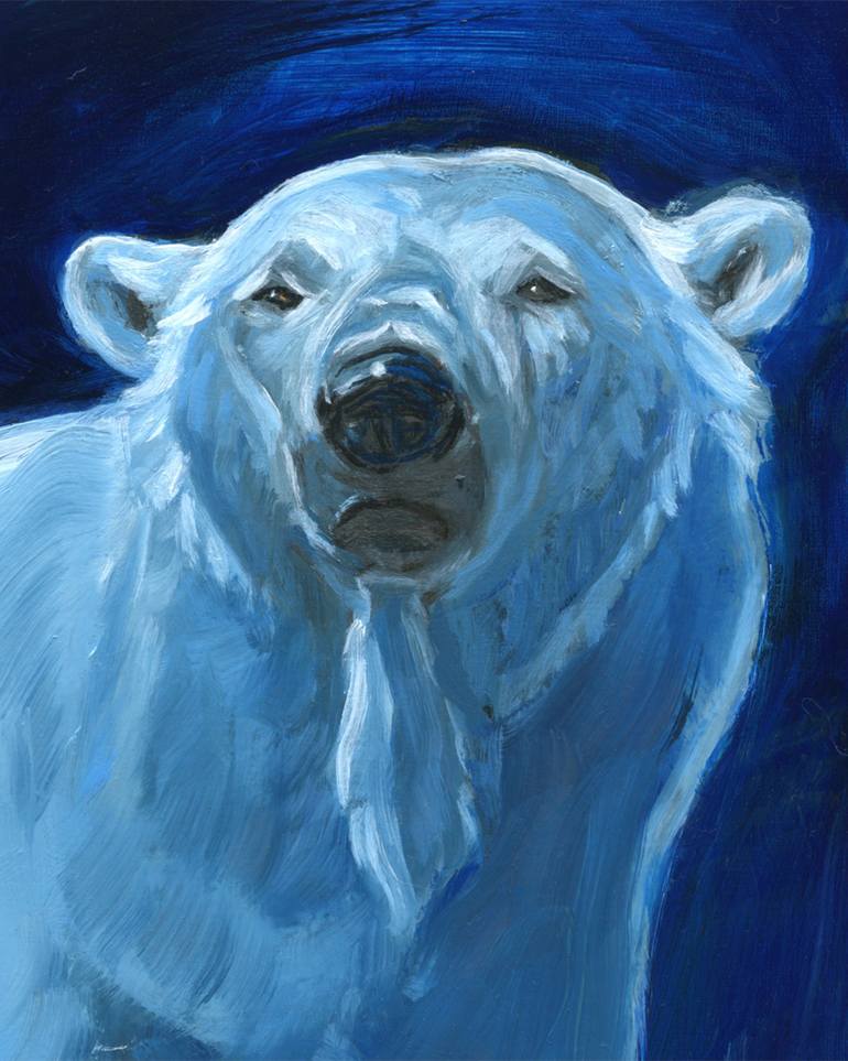 Original Illustration Animal Painting by Christine Montague