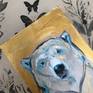 Gold. Detail to show metallic gold paint. 6" x 4" acrylic painting on panel ©Christine Montague