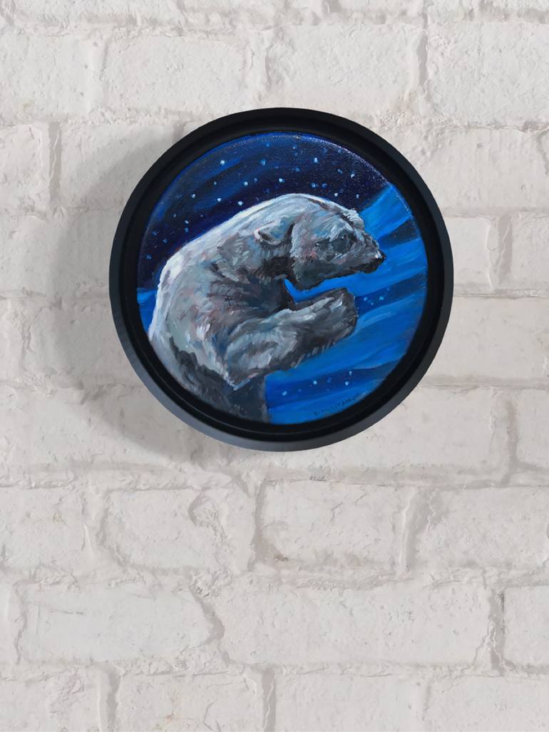 Original Figurative Animal Painting by Christine Montague