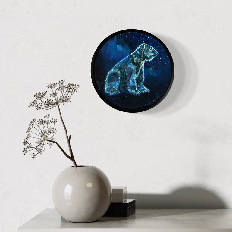 Original Figurative Animal Painting by Christine Montague