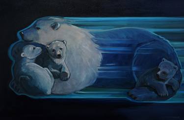 Print of Figurative Animal Paintings by Christine Montague