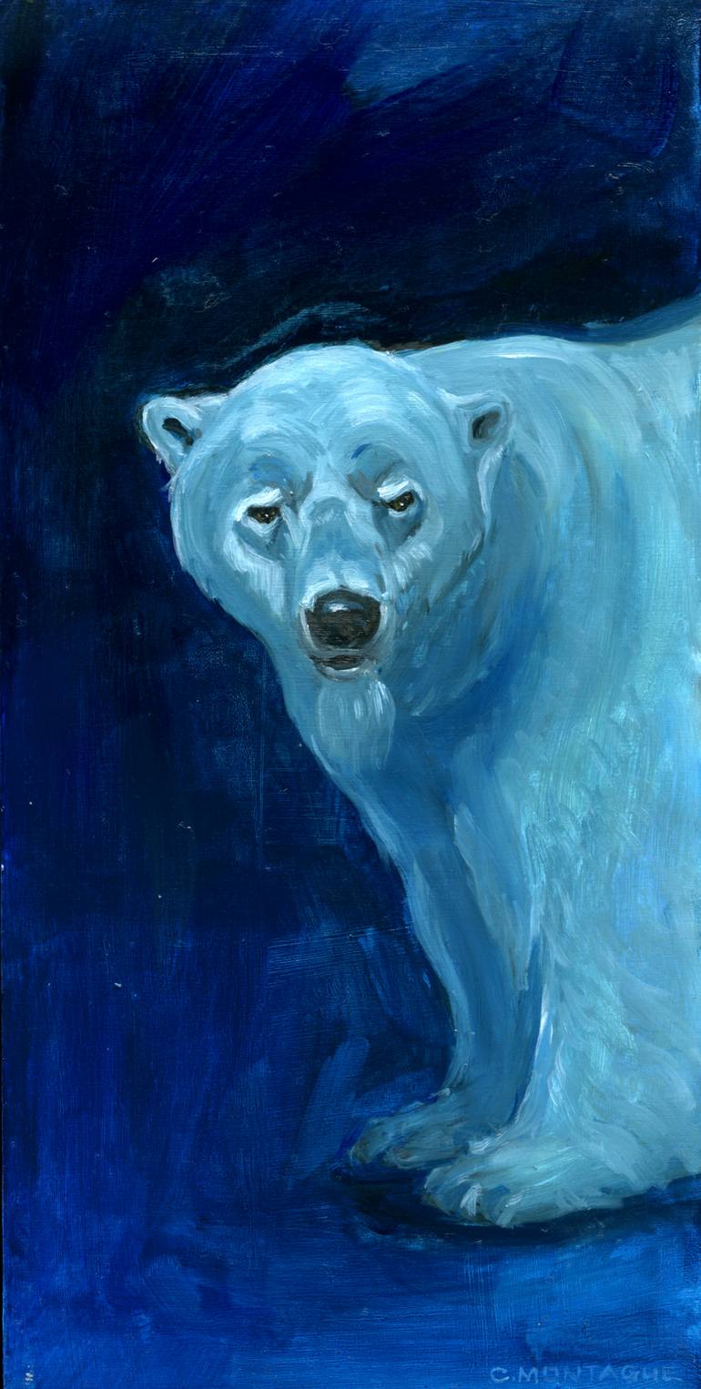 Original Contemporary Animal Painting by Christine Montague