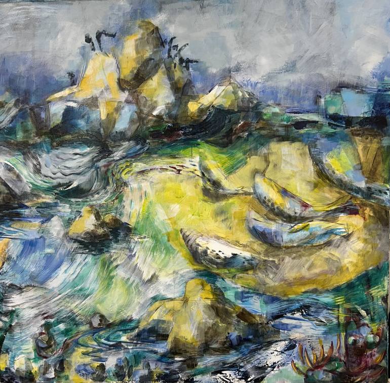 Original Abstract Expressionism Landscape Paintings by Kathryn Wills
