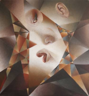 Print of Abstract People Paintings by Davide Filippo Ceccarossi