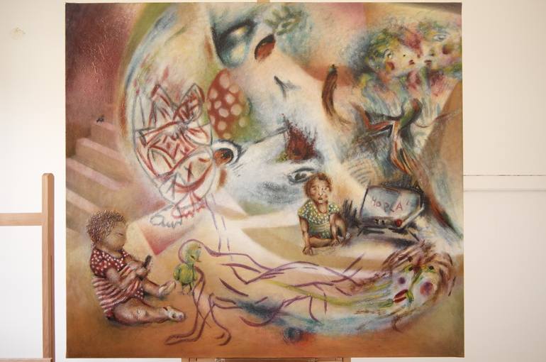 Original Expressionism Other Painting by Davide Filippo Ceccarossi