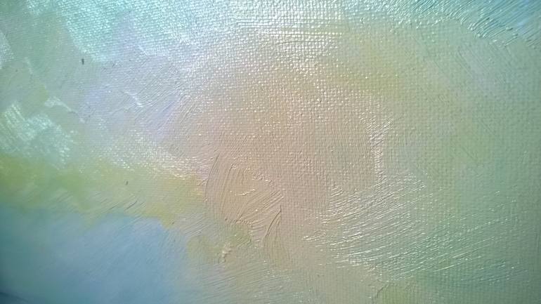 Original Abstract Expressionism Beach Painting by Calum Hall