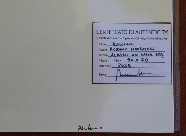 Original Expressionism Abstract Painting by Rossano Liberatore