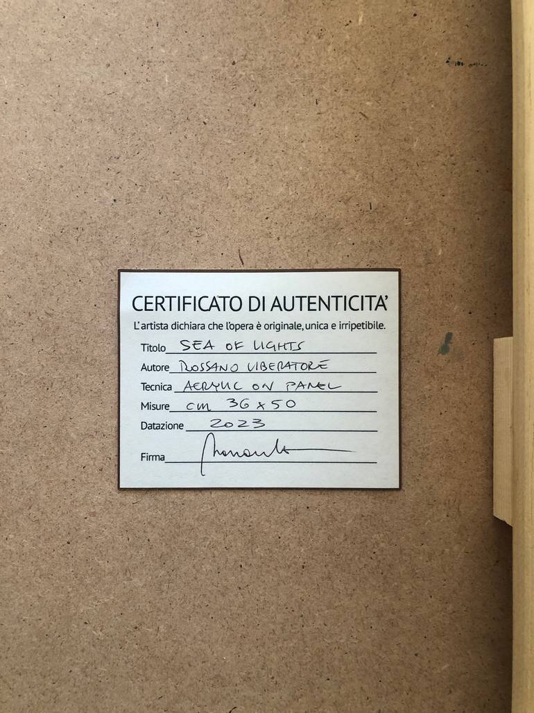 Original Minimalism Abstract Painting by Rossano Liberatore