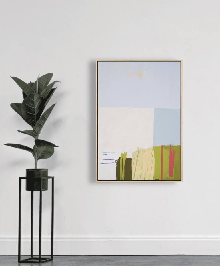 Original Minimalism Abstract Painting by Rossano Liberatore